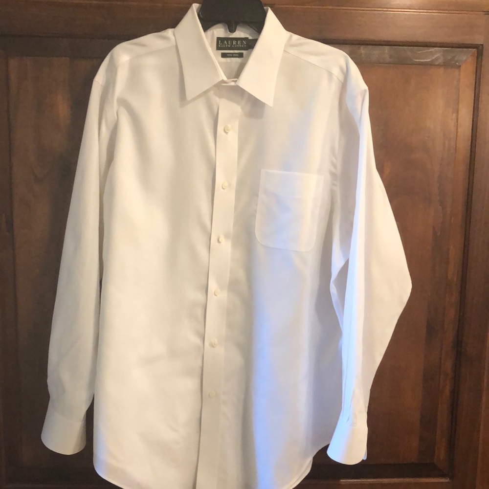Lauren Ralph Lauren Mens Buttondown Dress Shirt. 17.  34/35.